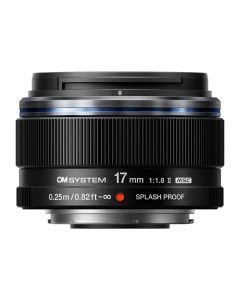 OM System 17mm F1.8 II M.Zuiko Digital ED Zwart