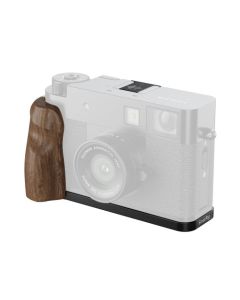 SmallRig 5224 L-Shaped Mount Plate with Wooden Handle for Fujifilm X half (Black)