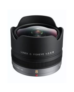 Panasonic 8mm F3.5 Fisheye Lumix G Zwart