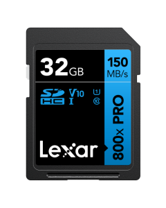 Lexar 32GB SDHC 800x Pro / 150Mb/s UHS-I V10