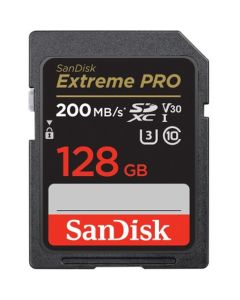 SanDisk SDXC Extreme Pro 128GB UHS-I U3 200MB/s V30
