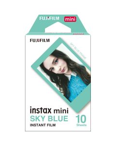 Fujifilm Instax Mini Colorfilm Blue Frame 10 Pak