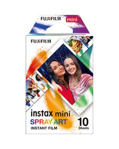 Fujifilm Instax Mini Colorfilm Spray Art 10 Pak