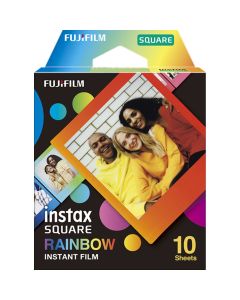 Fujifilm Instax Square Colorfilm Rainbow 10 Pak