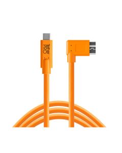 Tether Tools TetherPro USB-C naar USB 3.0 Micro-B Right Angle 4.6m kabel Oranje