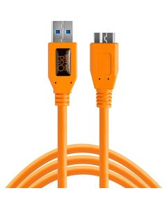 Tether Tools TetherPro USB 3.0 Male naar Micro-B 4.6m kabel Oranje