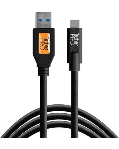 Tether Tools TetherPro USB 3.0 naar USB-C 4.6m kabel Zwart