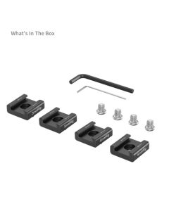 SmallRig 5033 Anti-Twist Cold Shoe Mount Support (4 Stuks)