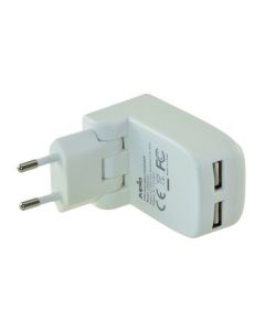 Jupio Dual USB Wallcharger Foldable 17W (UDC0020)