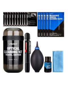 VSGO Optical Cleaning Kit Travel Grijs