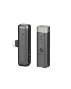 Boya BY-WM3U 2.4 GHz Draadloze Dasspeld Microfoon voor USB-C