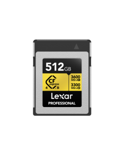 Lexar 512GB CFexpress Pro Type B Gold 4.0 Series - R3600/W3300MB/s
