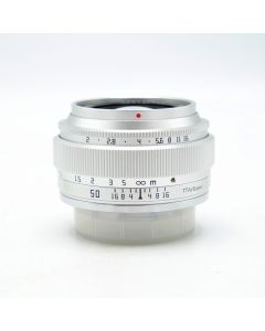 TTArtisan 50mm F2 Fujifilm X-Mount Zilver (Occ)