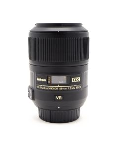 Nikon 85mm F3.5G AF-S Micro ED VR DX F-Mount (Occ)