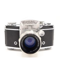 Exakta Varex VX + Carl Zeiss 58mm F2 Jena Biotar Objectief (Occ)