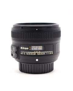 Nikon 50mm F1.8G AF-S Nikkor F-Mount (Occ)