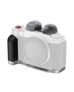 SmallRig 4875 L-Shape Mount Plate with Silicone Handle for Fujifilm X-M5 (Silver)