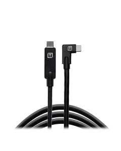Tether Tools TetherPro USB-C naar USB-C Right Angle 4.6m kabel Zwart