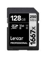 Lexar SDXC 128GB Professional 1667x / 250 Mb/s UHS-II