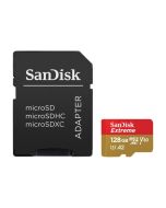 SanDisk 128GB MicroSD Extreme 190Mb/s Geheugenkaart + Adapter