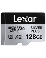 Lexar 128GB Micro SD Silver Plus 205 Mb/s UHS-I V30