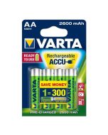 Varta Ready 2 Use AA-Batterijen 2600mAh 4-pak