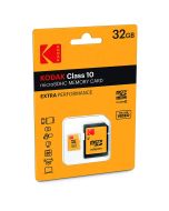 Kodak 32GB Micro SD 25Mb/s Geheugenkaart + Adapter