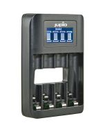 Jupio USB 4-Slots Battery Fast Charger LCD (JBC0120)