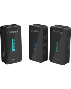 Boya BY-XM6-S2 2.4 GHz Draadloze Duo Microfoon
