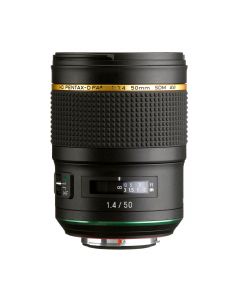 Pentax 50mm F1.4 HD D-FA SDM AW Zwart K-Mount