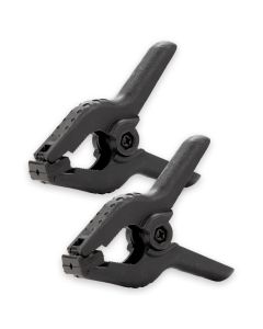 Caruba Achtergrond Klem Zwart Medium (2 stuks)