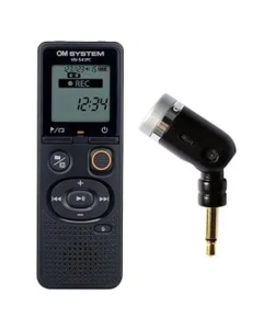 OM System VN-541PC Voice Recorder + ME52 Uni-Directional Microphone