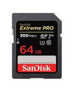 Sandisk SDXC Extreme Pro 64GB UHS-II 300MB/s V90