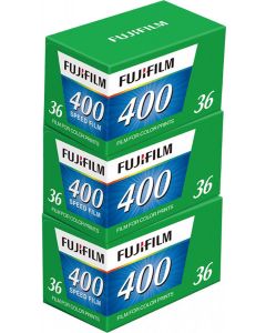 Fujifilm Kleuren Fotorolletje 400 ASA 36 Opnames / 3 Pak