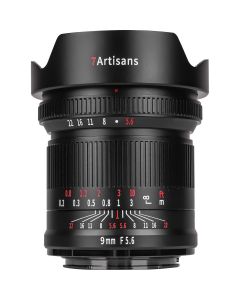 7Artisans 9mm F5.6 Canon RF-Mount Upgraded Black