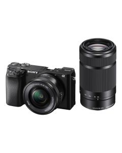 Sony A6100 Zwart + 16-50mm + 55-210mm