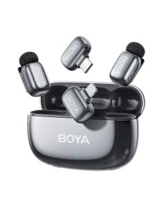 Boya Mini 2-01 (Grey) 1X RX USB-C + 1X RX Lightning + 2X TX