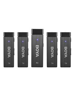Boya BY-W4 Draadloze Microfoon Set voor Smartphone