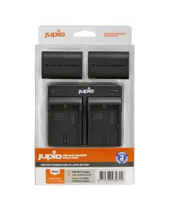 Jupio Kit 2x Accu LP-E6NH - 2130mAh + USB Dual Charger