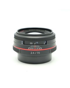 Pentax 70mm F2.4 HD DA Zwart K-Mount Objectief (Occ)