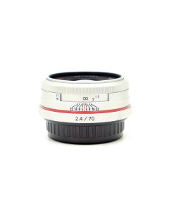 Pentax 70mm F2.4 HD DA Zilver K-Mount Objectief (Occ)