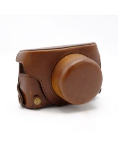 Vintage Lederen Tas voor Panasonic LX100 (II) Bruin (Occ)