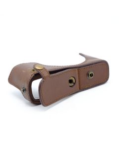 Vintage Lederen Tas voor Panasonic LX100 (II) Bruin (Occ)