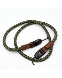 Camerariem Rond Groen / Zwart met Twee Peak Design Anchor Links (Occ)