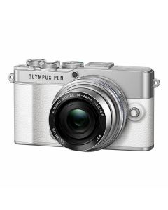 Olympus E-P7 Wit + 14-42mm F3.5-5.6 EZ Zilver