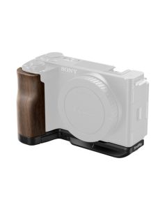 SmallRig 4864 L-Shape Mount Plate with Wooden Handle for Sony ZV-E10 II