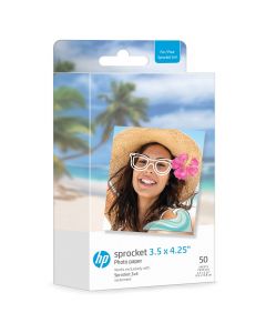 HP Sprocket Paper 3.5 x 4.25 / 50-Pak - Tweede (buiten)kans