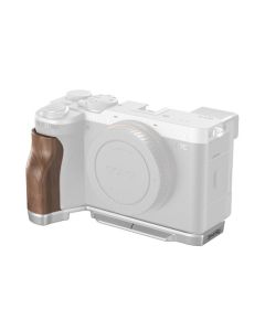 SmallRig 4796 L-Shape Mount Plate with Wooden Handle for Sony Alpha 7C II / 7CR