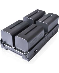 Cineroid Battery Hub + 4x Battery GBT014 (4in1-750)