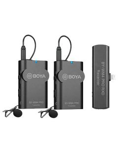 Boya BY-WM4 Pro-K4 2.4 GHz Draadloze Duo Lavalier Microfoon